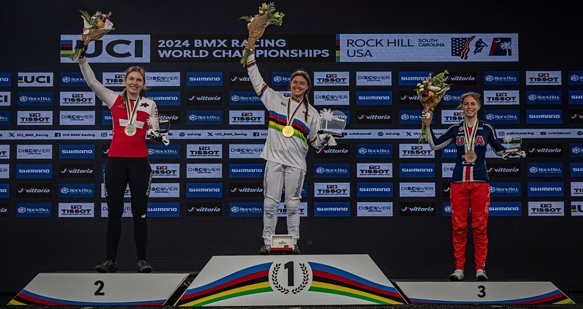 Alise Willoughby Wins and Daleny Vaughn third 2024 UCI World Championships 1130x600