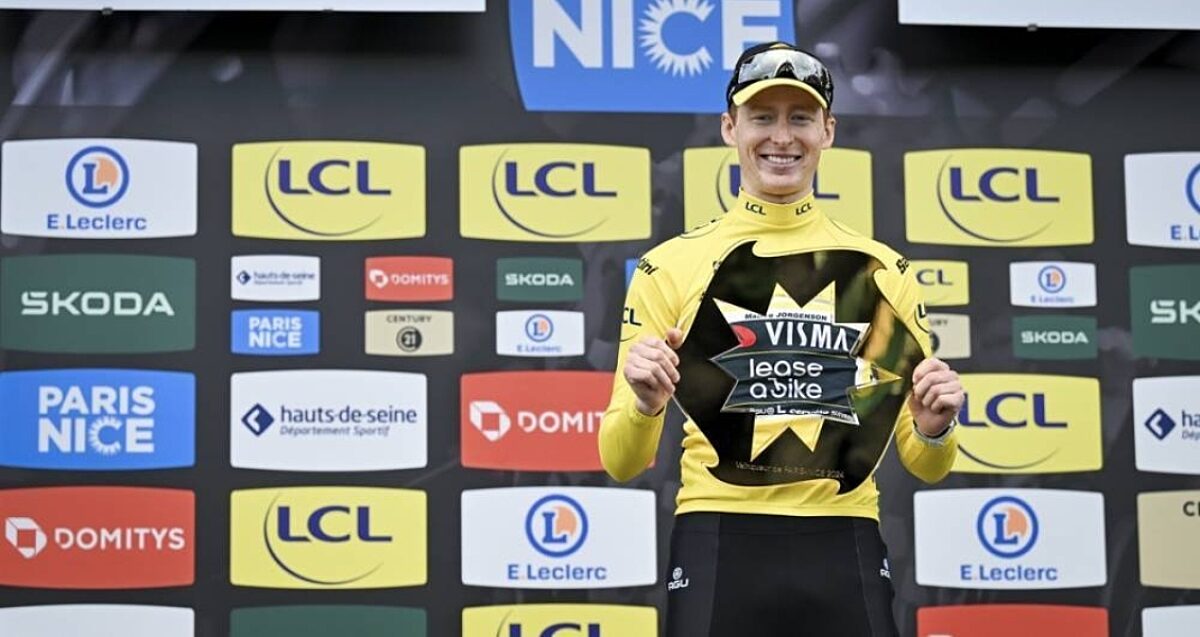 Matteo Jorgenson Paris Nice Visma Lease A Bike 1130x600