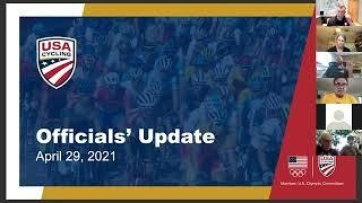 May 2021 Officials Update