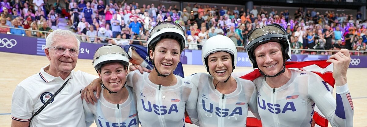 Team Pursuit Gold Paris 2024 1440x50