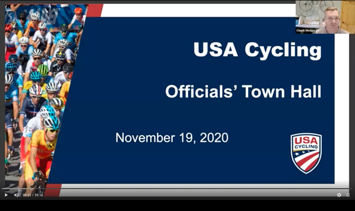 November 2020 Officials Webinar